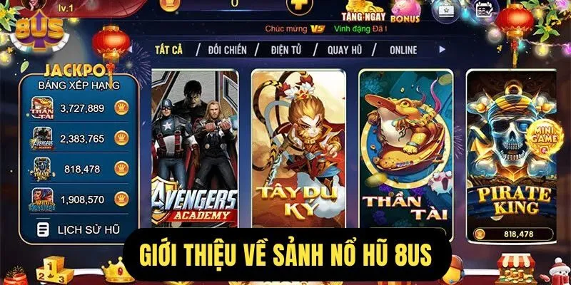 Giới thiệu về dòng game nổ hũ trên cổng game 8us